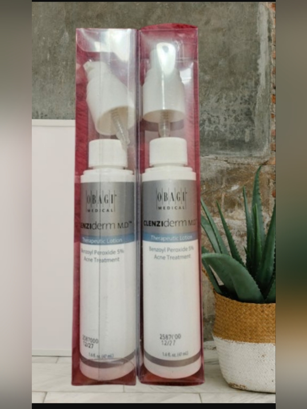 Obagi Clenziderm M.D. Therapeutic Lotion Acne Treatment x2